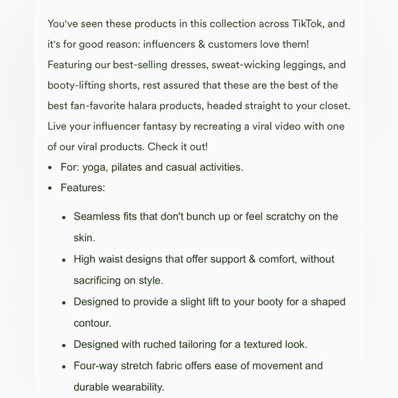 Halara Seamless Flow High Waisted Butt Lifting Leggings full length - Picture 6 of 7